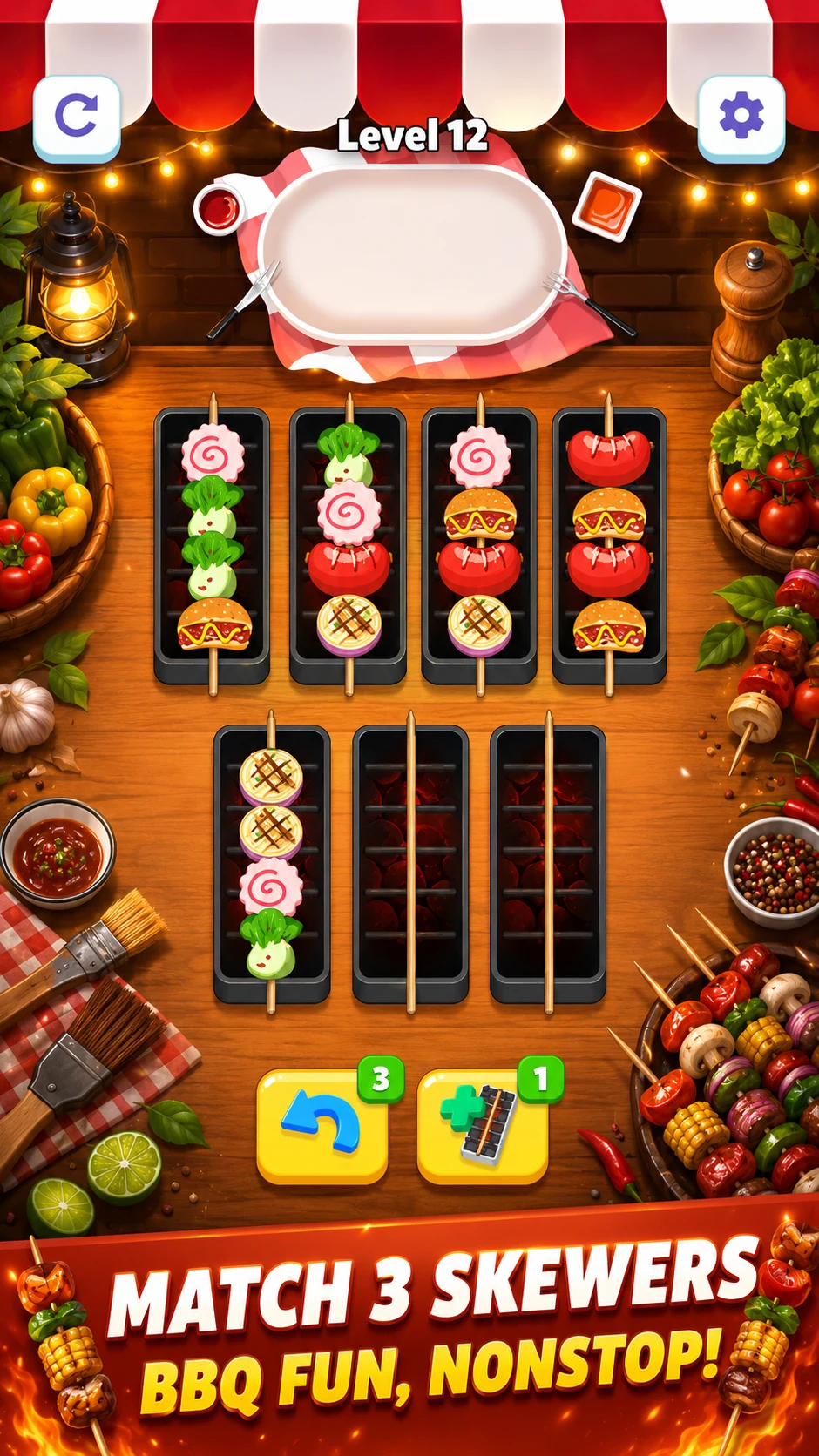 Grill Triple Match screenshot