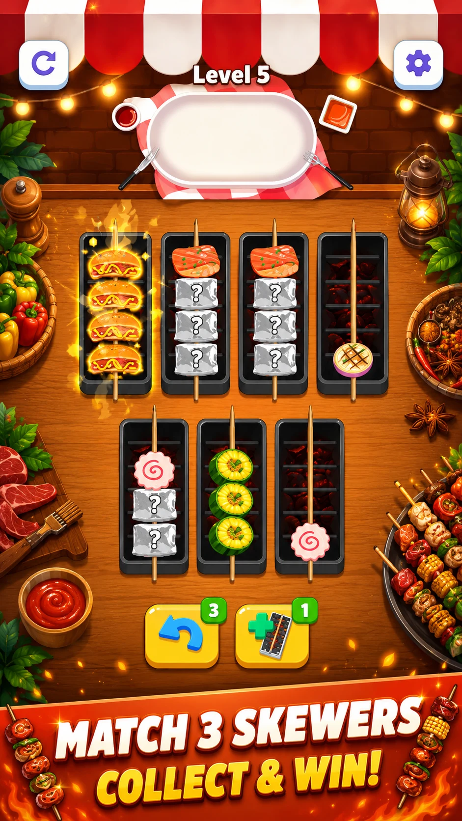 Grill Triple Match screenshot